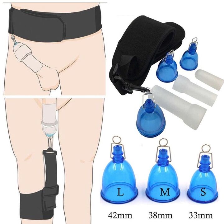 Usa una pompa per aumentare un membro